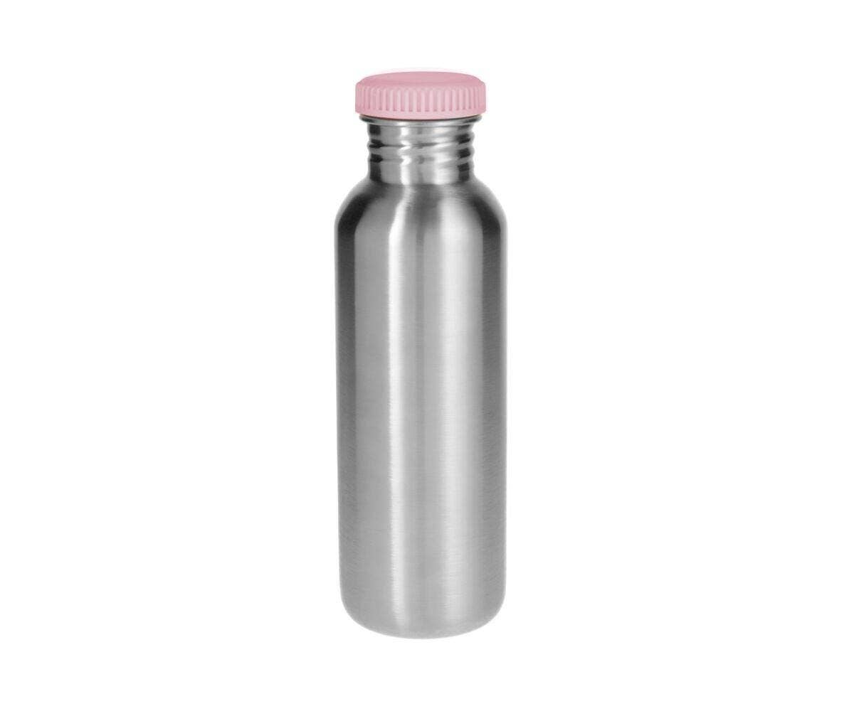 Tutete drikkedunk i rustfrit stål - 750 ml - Pink Basic - Drikkedunk i stål - MamaMilla