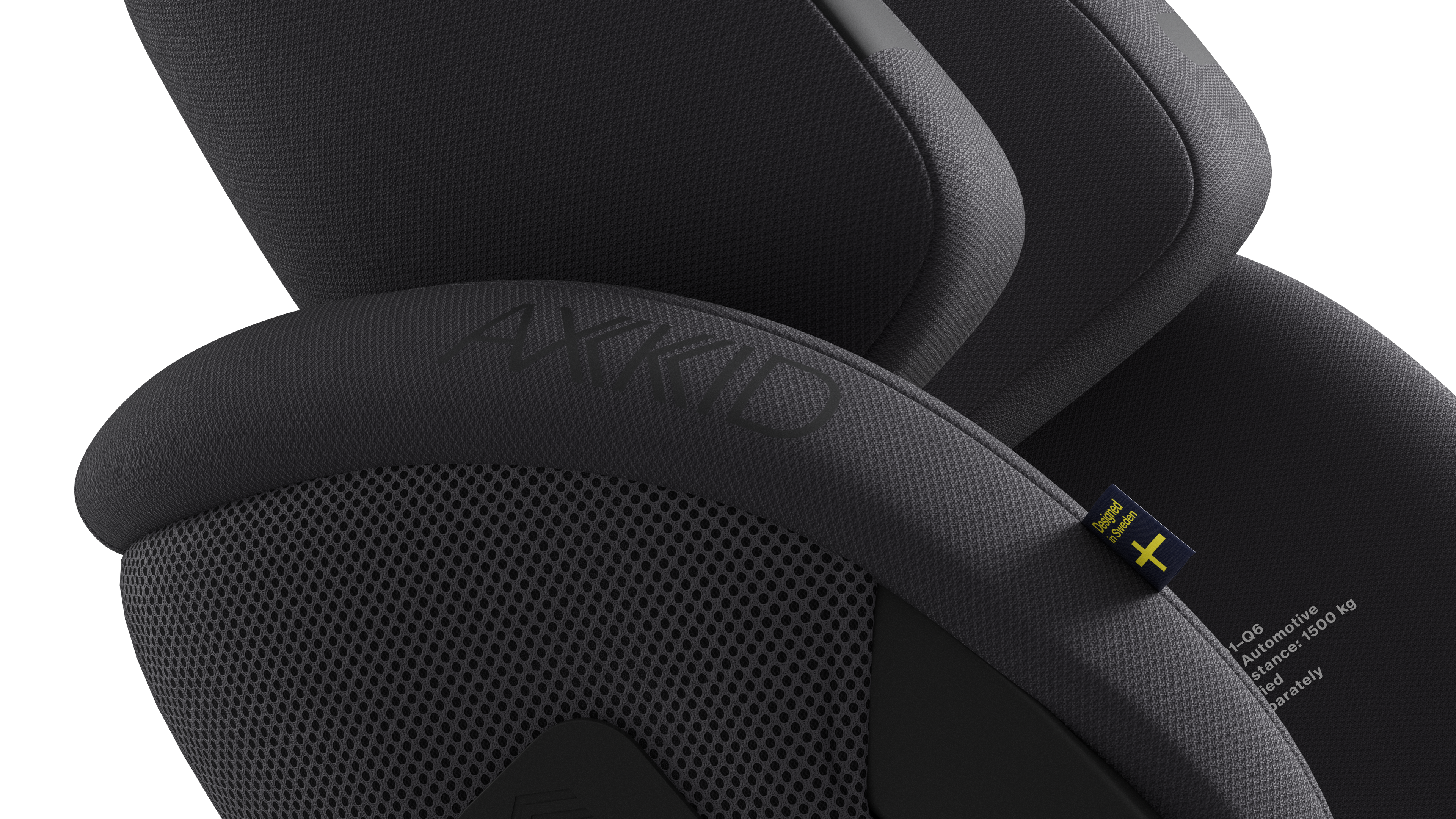 Axkid ONE 3 - Arctic Mist Grey - iSize 61-125 cm - 61-125 cm (3 mdr. til 7 år) - MamaMilla