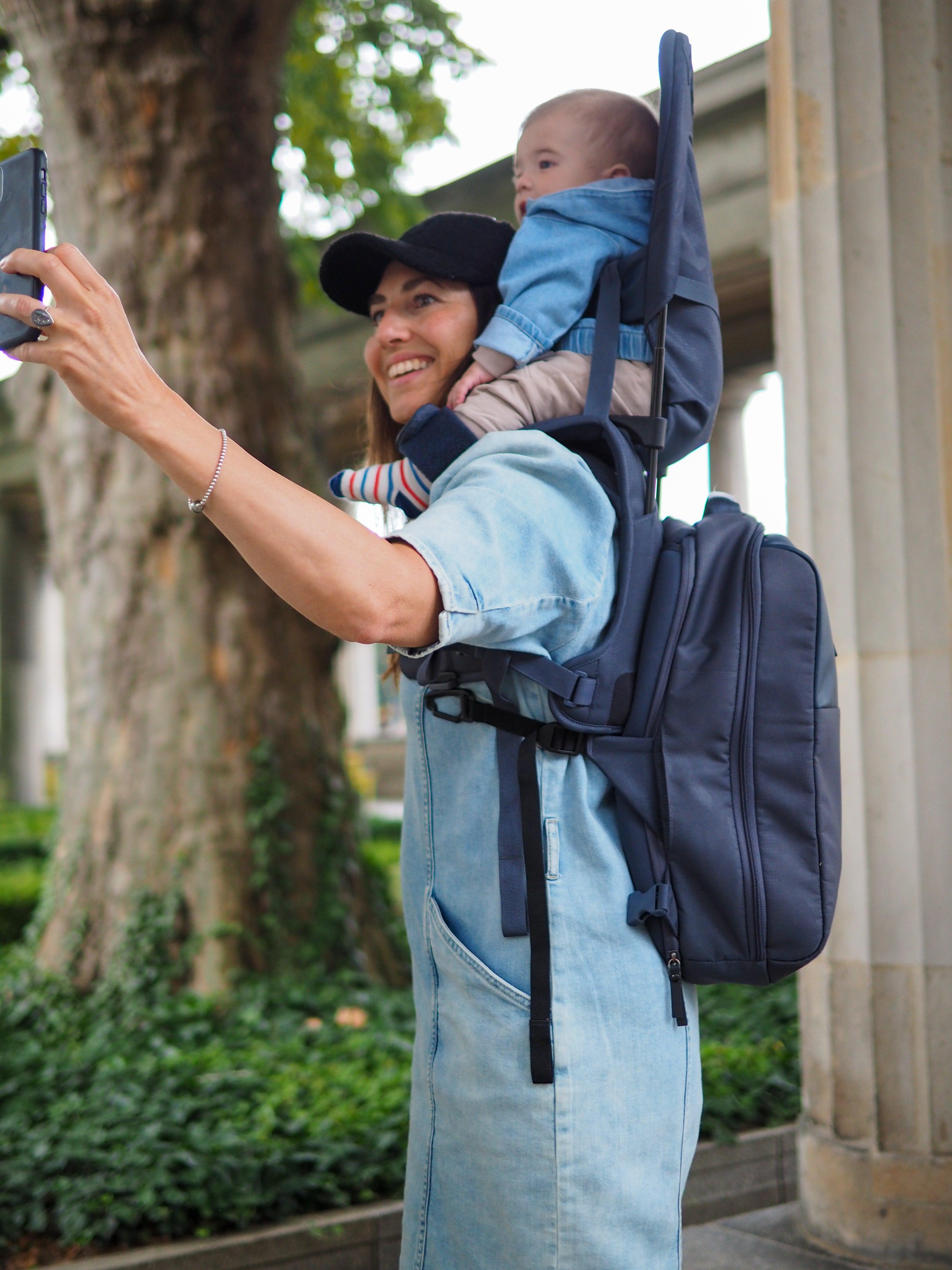 MiniMeis Rygsæk til G5 Core & Premium - Blå - Pusletaske - MamaMilla