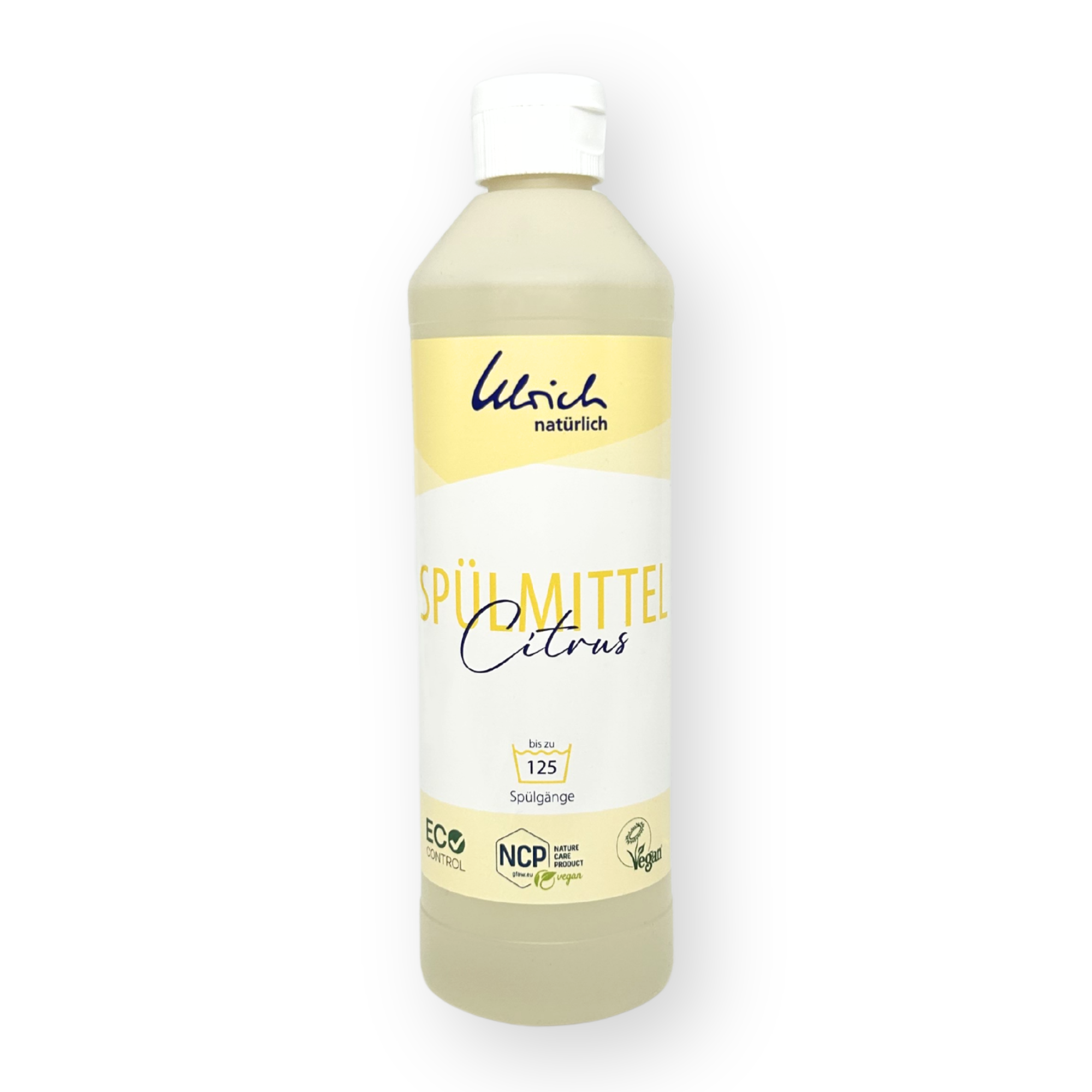 Ulrich Natürlich opvaskemiddel med afkalker - citrusduft - 500 ml
