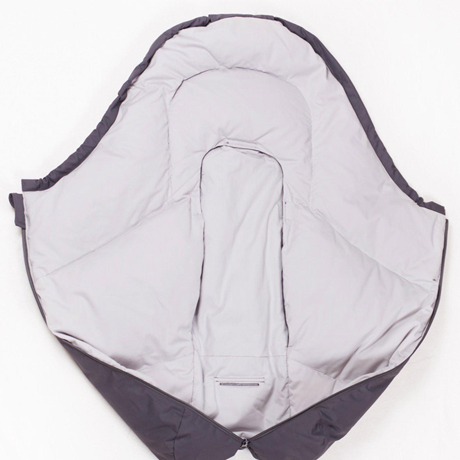 EasyGrow kørepose til autostolen - Grey melange - Kørepose - MamaMilla