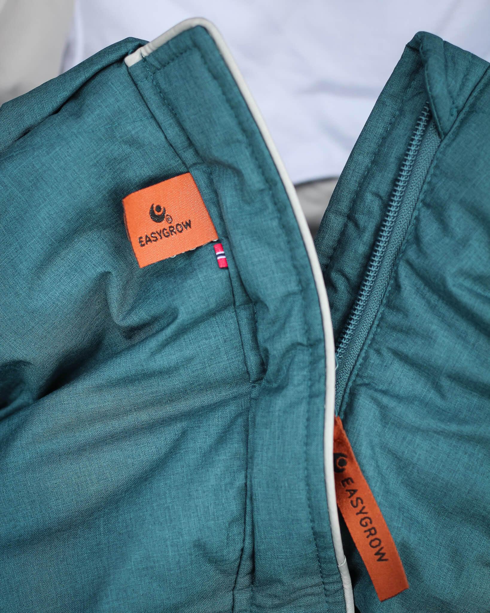 Easygrow HOOD NORSE kørepose - Sea Green - Kørepose - MamaMilla