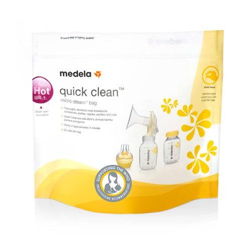 Medela - Quick Clean poser til sterilisation i mikroovn - Flaskebarn - MamaMilla