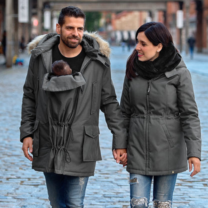 Wombat &amp; Co. Bærejakke til Mænd - Grå - Bærejakke - MamaMilla