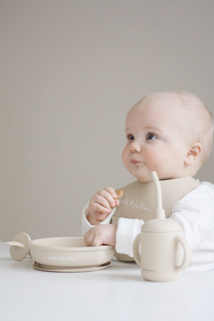 Bobbi Balloon Silikone hagesmæk - Merlot Red - Silikone hagesmæk - MamaMilla