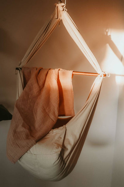 Natruba Stofbleer i Økologisk Muslin - 2 styk - Powder - Stofbleer - MamaMilla