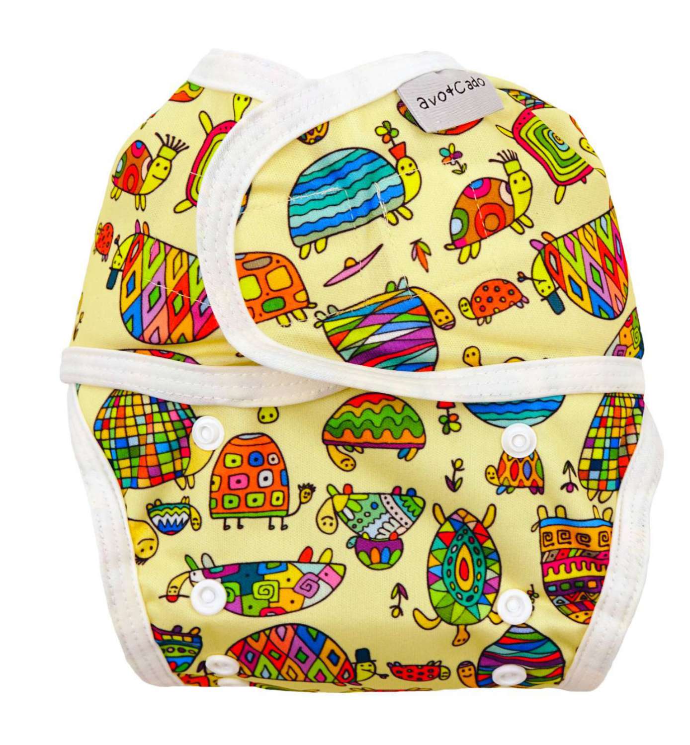 avo+cado one size sprout cover (hook &amp; loop) - Funky Pineapples, Groovy Whales, Happy Turtles, Jungle Leaves, Avocado Heroes - - MamaMilla