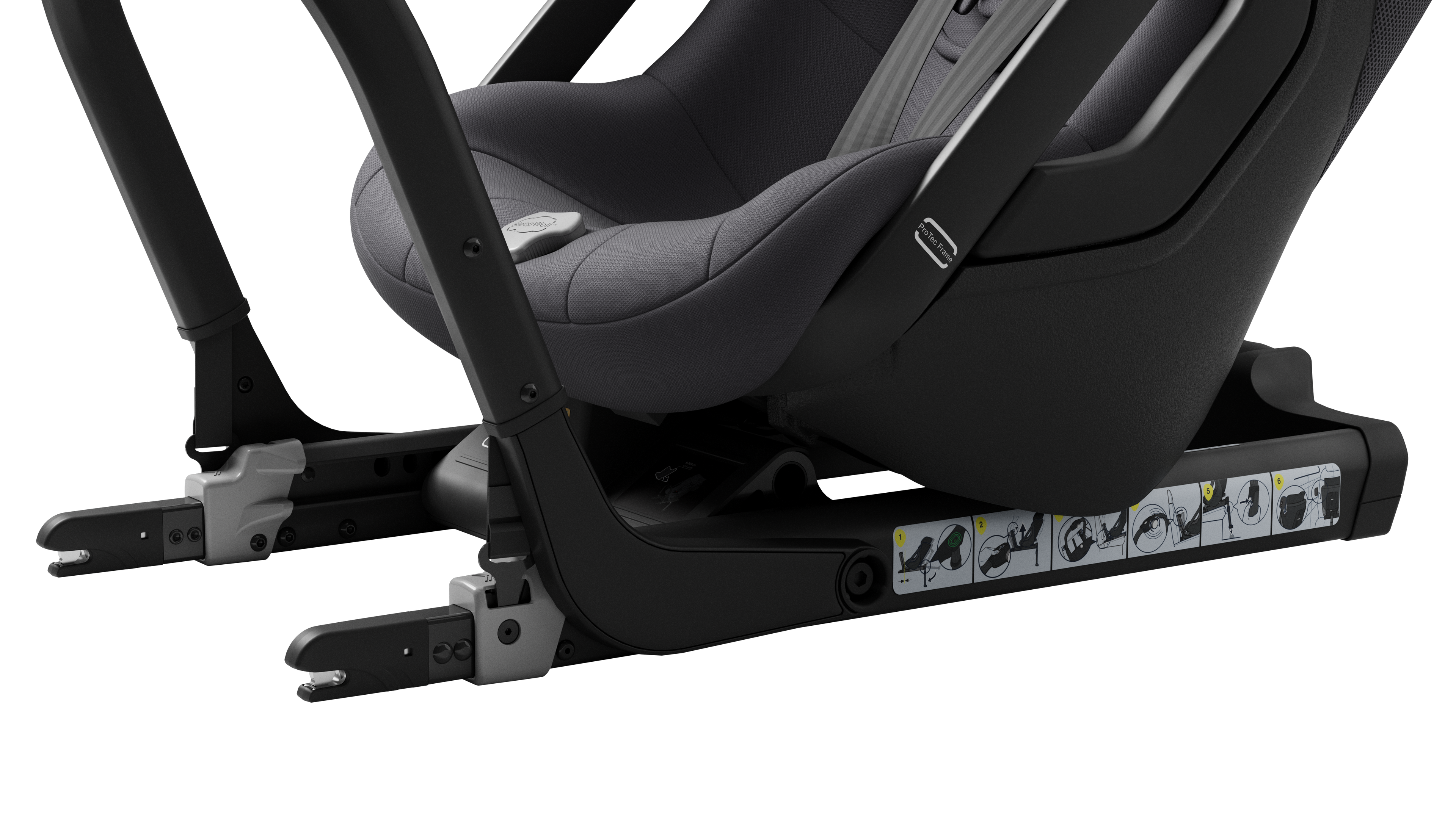 Axkid ONE 3 - Arctic Mist Grey - iSize 61-125 cm - 61-125 cm (3 mdr. til 7 år) - MamaMilla