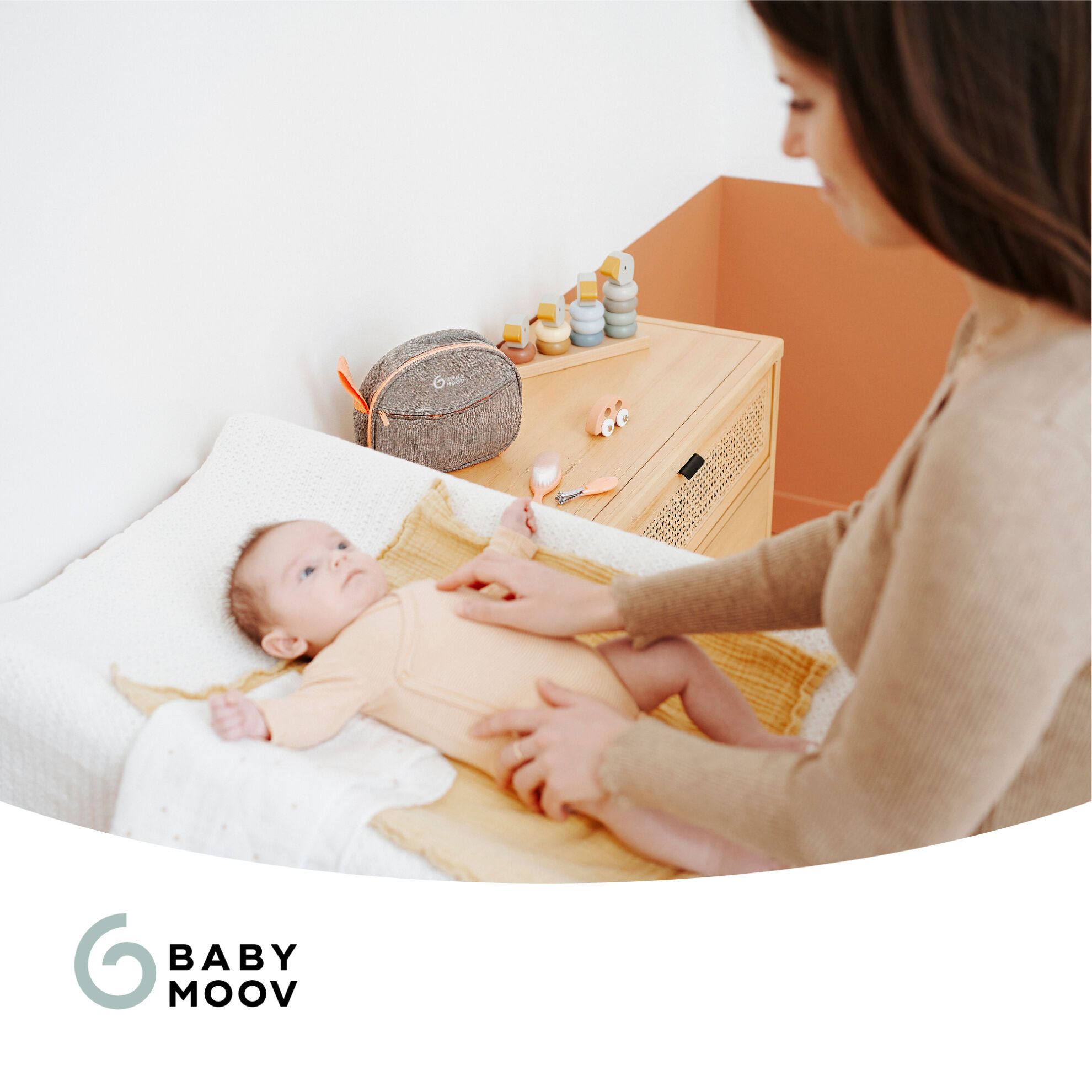 Babymoov Plejesæt til Baby - 9 ting - Peach - Plejesæt - MamaMilla