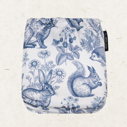 One Size Coolmax Pocket Diaper. Whimsey - - MamaMilla