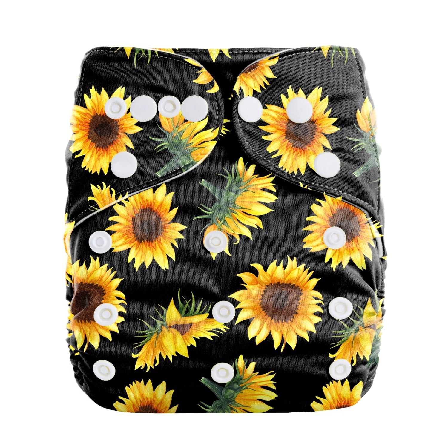 One Size Tygblöjor - (Pocketblöjor). Sunflower Bloom - - MamaMilla