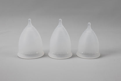 Imse Vimse Menstruationskop - 3 forskellige størrelser - Menstruationskop - MamaMilla