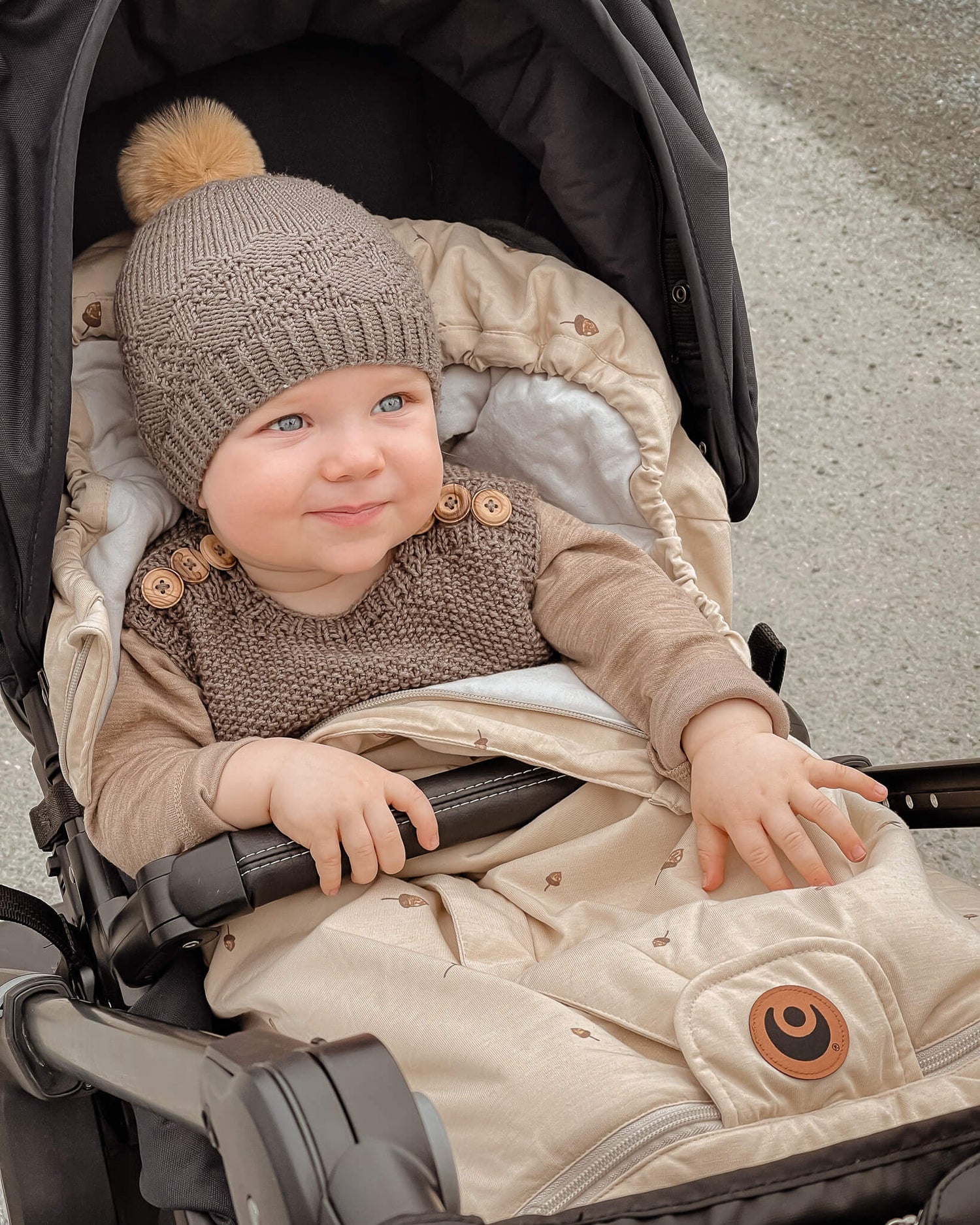 Easygrow LYNG kørepose - Grey - Kørepose - MamaMilla