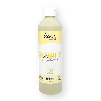 Ulrich Natürlich opvaskemiddel med afkalker - citrusduft - 500 ml