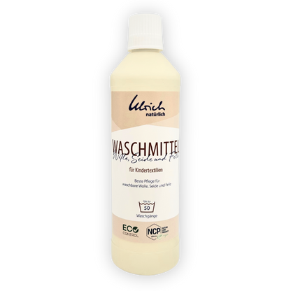Ulrich Natürlich vaskemiddel til børnetøj uden lanolin (uld, silke og pels) - 500 ml