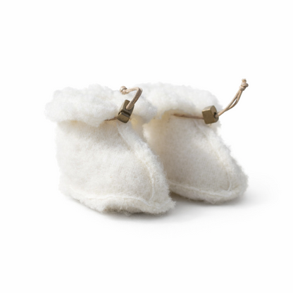 Baby hjemmesko af 100% økologisk fåreuld