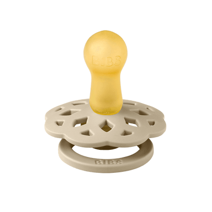 BIBS Boheme rund sut str. 1 – Vanilla/Dark Oak (2-pack) - MamaMilla