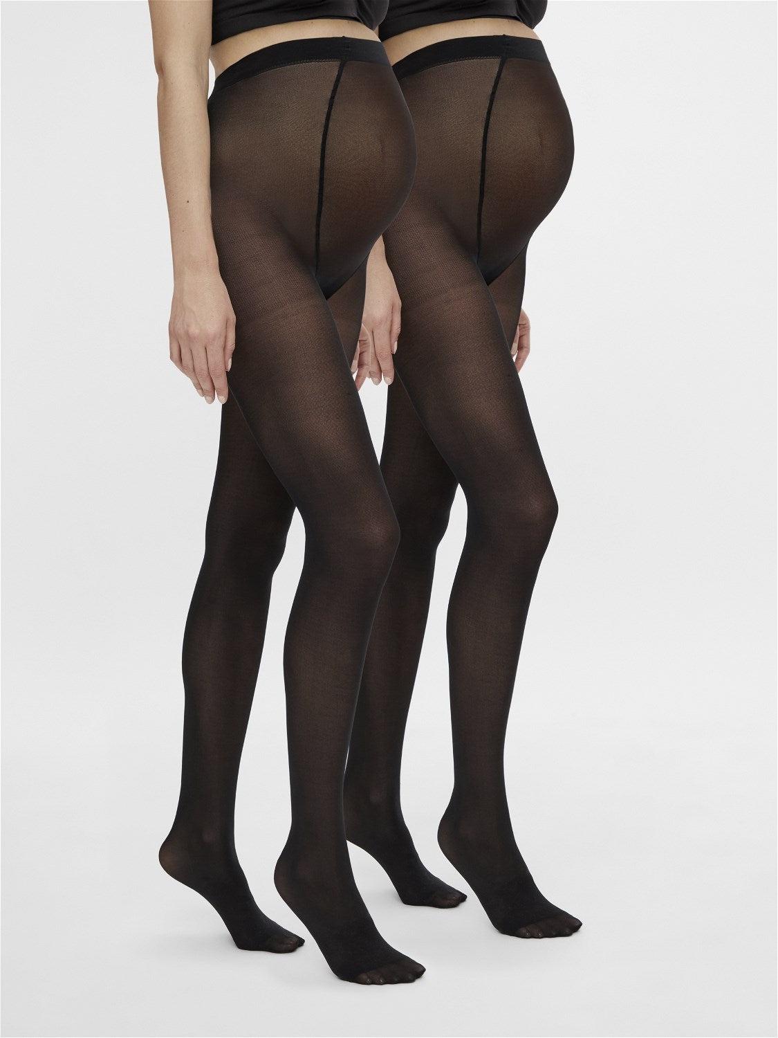 Mamalicious vente-nylonstrømper (50 den) 2-pack - graviditetstøj - MamaMilla