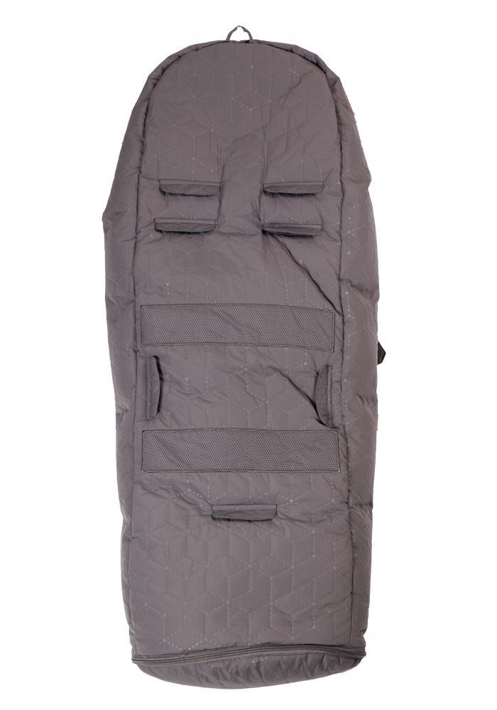 EasyGrow kørepose/sovepose - Exclusive - Grey Solid - Kørepose - MamaMilla