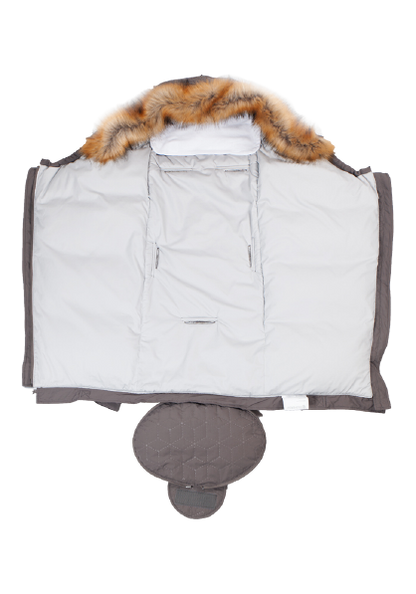 EasyGrow kørepose/sovepose - Exclusive - Grey Solid - Kørepose - MamaMilla