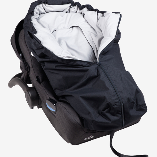 EasyGrow kørepose til autostolen - Black melange - Kørepose - MamaMilla