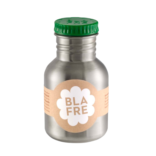 BLAFRE drikkedunk i rustfrit stål - 300 ml - Grønt - Drikkedunk i stål - MamaMilla