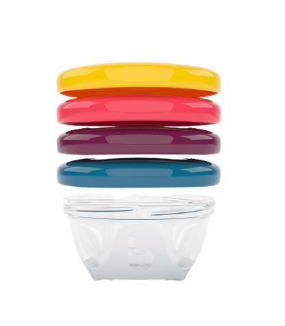 Babymoov snackbøtter - 120ml - Grød - MamaMilla