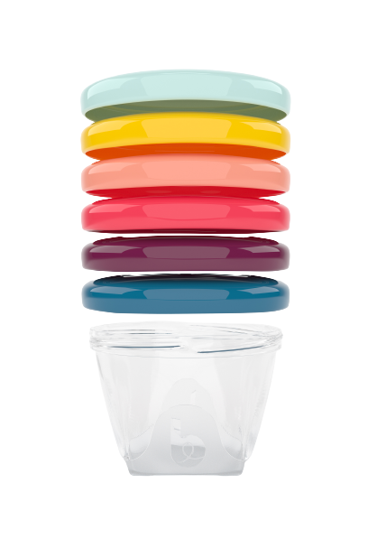 Babymoov snackbøtter - 180ml - Grød - MamaMilla