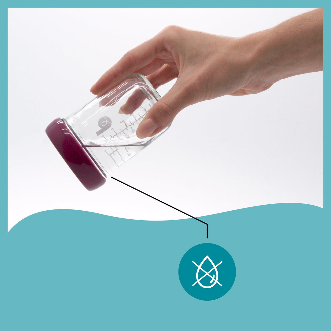 Babymoov glasbøtter (4 stk) - 240ml - Grød - MamaMilla