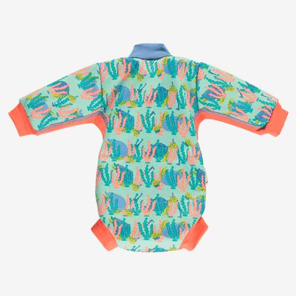 Close let foret babysvømmedragt med badeble - Baby Cosy Suit - Skildpadder - Badetøj - MamaMilla