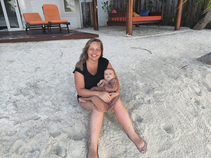 Cloby UV-tæppe med UPF 50+ - Coconut Brown - UV-tæppe - MamaMilla