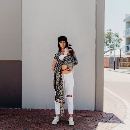 Fidella ringslynge - Leopard Silver - ringslynge - MamaMilla