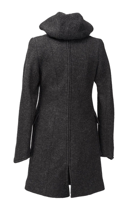 Mamalila 4i1 bære- og graviditetsjakke også til rygbæring - Uld - Anthracite - Bærejakke - MamaMilla