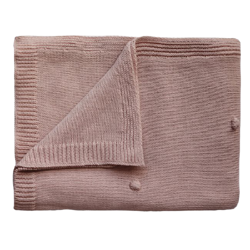 Mushie babytæppe - Light Blush - babytæppe - MamaMilla