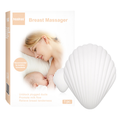 Haakaa silikonevibrator til tilstoppede mælkegange og brystbetændelse - Vibrator - MamaMilla