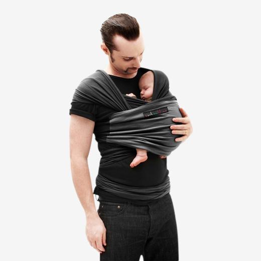 Love radius strækvikle original - Sort/Koksgrå - vikle - MamaMilla