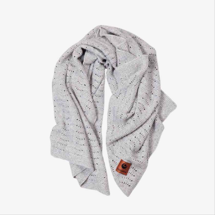 EasyGrow babytæppe med bambus og uld - Grey - Babytæppe - MamaMilla