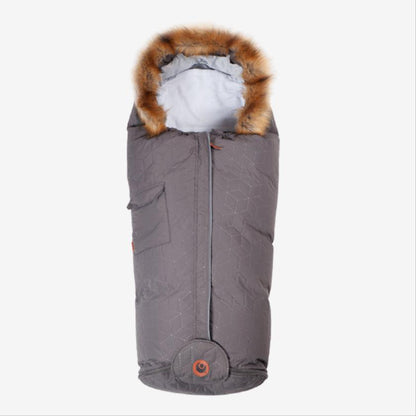 EasyGrow kørepose/sovepose - Exclusive - Grey Solid - Kørepose - MamaMilla