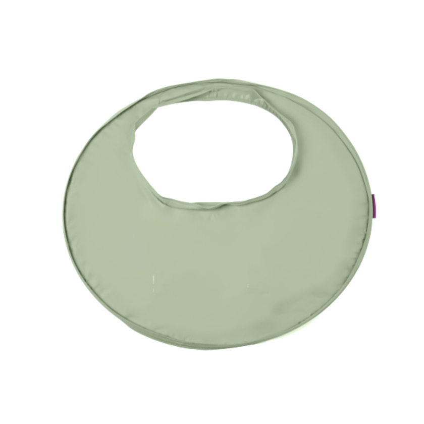 Tidy Tot Hagesmæk og Bakke - SÆT - Sage Grøntsager - Hagesmæk med ærmer - MamaMilla