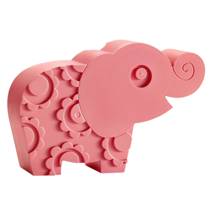 BLAFRE Madkasse Med 2 Rum - Elefant - Rosa - Madkasse - MamaMilla