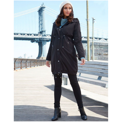 Seraphine Vente- og bærejakke 3-i-1- Valetta - Black - Bærejakke - MamaMilla